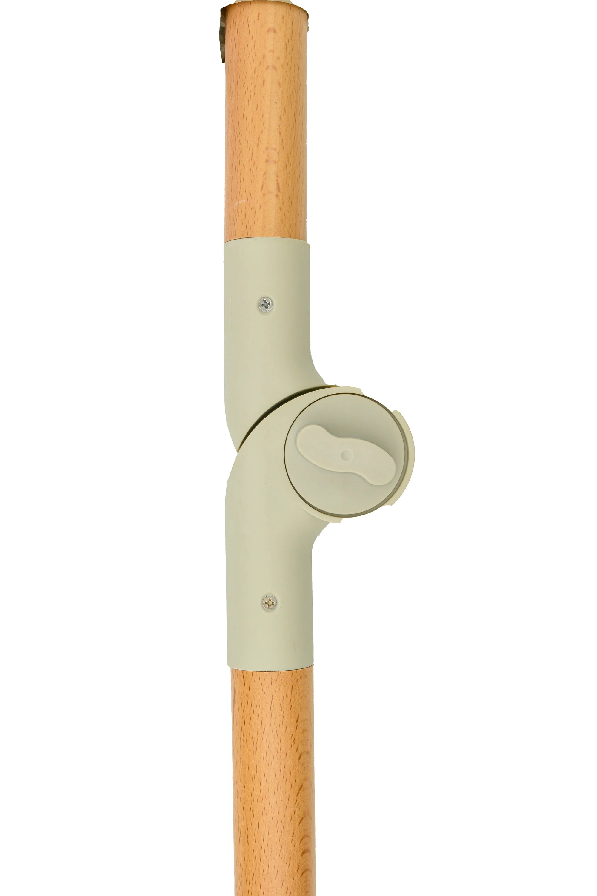 Coastal Cuts Wooden Beach Parasol - Yellow - Image 6